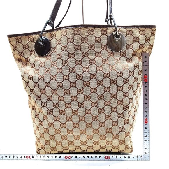 Gucci Brown Eclipse Tote Guccissima Print Tom Ford era - Picture 8 of 8